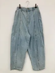 Samansa Mos2 サマンサモスモス デニムパンツ F スカイブルー