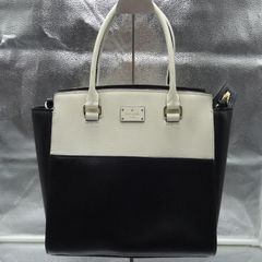 Kate spade ストライプ ショルダーバッグ オールレザー h231 - メルカリ