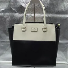 Katespade ケイトスペード かばん バッグ ショルダーバッグ ハンドバッグ ホワイト ブラック 2トーン レザー バイカラー