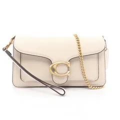 コーチ COACH ショルダーバッグ タビー チェーン クロスボディ バッグ19 CBF14B4 チョーク レザー チェーンショルダー レディース 新品