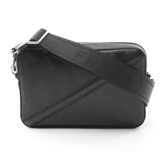 フェンディ FENDI ダイアゴナル カメラケース ズッカ ショルダーバッグ バッグ レザー メンズ ブラック系 7M0286AQW1F0GXN 【新品】 フェンディ FENDI ショルダーバッグ ダイアゴナル カメラケース ズッカ