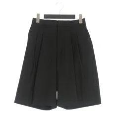 ミラオーウェン Mila Owen 23SS 2タックハーフパンツ ショートパンツ 0 ブラック 黒 09WFP231044