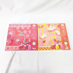 日本未発売 DJECO/ジェコ シルク カラーリング スカーフ 塗り絵 ペインティング 知育玩具(7-12歳) soie 日本庭園 すずめ