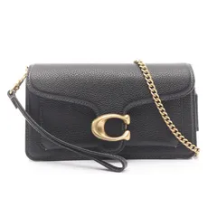 コーチ COACH ショルダーバッグ タビー チェーン クロスボディ バッグ19 CBF14B4 ブラック レザー チェーンショルダー レディース 新品