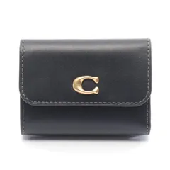 コーチ COACH 三つ折り財布 ESSENTIAL CARD HOLDER WALLET CY201B4 ブラック レザー 三つ折り財布 レディース 新品
