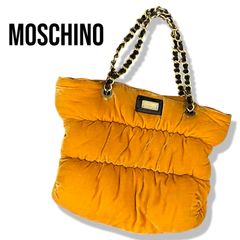 極美品【マークアンドロナ】カートバック ファー 2way ゴルフ イエロー 