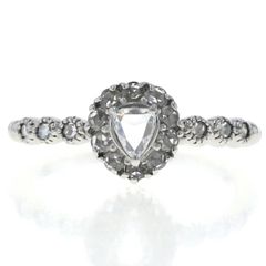 jewelry Aimer】ティアドロップモチーフダイヤモンドリング 16号
