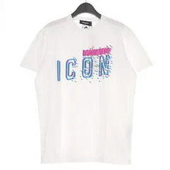 ディースクエアード DSQUARED2 23AW Pixel ICON T-Shirt Tシャツ カットソー 半袖 M ホワイト 白 S79GC0078