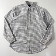 POLO RALPH LAUREN ポロラルフローレン 刺繍 コットン 90's シャツ チェック柄