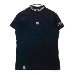 サイズ：1 PEARLY GATES パーリーゲイツ ×原英莉花モデル ハイネック 半袖Tシャツ  ブラック系 [240101621118] ゴルフウェア レディース ストスト