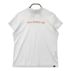 サイズ：2 NEW BALANCE GOLF ニューバランス  モックネック 半袖Tシャツ ボーダー柄 ホワイト系 [240101621453] ゴルフウェア レディース ストスト