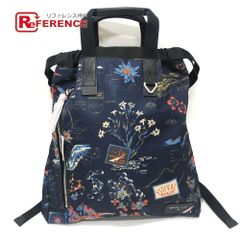 BALLY バリー リュックサック nature 総柄 6231718 PVCコーティングワイヤー/ナイロンキャンバス ブルー