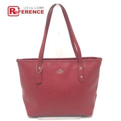 コーチ レザー F23284 トートバッグ ボルドー レッド COACH コーチ ボルドー レザー トートバッグ ターンロック 肩掛け