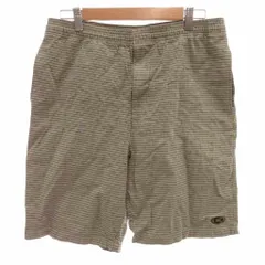 コンバース CONVERSE イージーショートパンツ M マルチカラー 緑 グリーン ベージュ チェック柄 ショート丈 ECF003 /KR ■ECF003