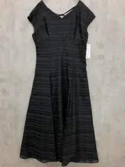 新品 PROPORTION BODY DRESSING プロポーション ボディドレッシング 1214140413 シアーチェックフレンチスリーブ ワンピース sizeM/黒 ■◆◎レディース