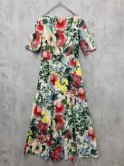 ZARA ザラ 2313/717/330 半袖 花柄 ロング ワンピース sizeXS/マルチカラー ■◆ レディース