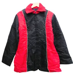 raven フルジップジャケット サイズM相当 赤黒 TALONジップ ダブルジップ