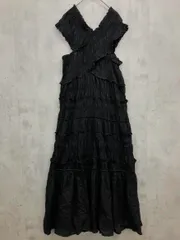 CIAOPANIC TYPY チャオパニックティピー india シャーリング 2WAY フリル ワンピース sizeONE/黒 ■◆ レディース