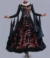 新品未使用 新作 社交ダンスドレス モダンダンス　キラキラ オーダーメイド ダンスウェア ラテンダンス 舞台 発表会 ダンス衣装 社交ダンス