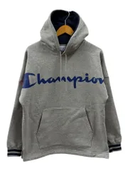 Champion (チャンピオン) パーカー プルオーバー 裏起毛 タグ付き C3-N119 M グレー メンズ/078