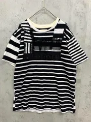 TORI-TO×BEAMS BOY 13-04-0966-702 ボーダー コラージュ 22SS Tシャツ size36（M）/黒/白  ■◆ レディース