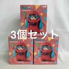 未開封 初音ミク ガンダム45周年×初音ミク シャアザクぐるみ 初音ミクVer. フィギュア 3個セット SF3979 c107