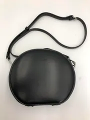 美品 Ungrid アングリッド アンティーク サークル ミニ ショルダー バッグ 黒 ■■ レディース