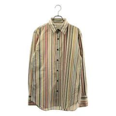Paul Smith London / ポールスミスロンドン | コットン モザイクストライプ シャツ | M | マルチカラー | メンズ