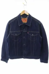 リーバイス Levi's TYPE3 DENIM TRUCER JACKET RINSE SIZE M 72334-0134 デニム トラッカー ジャケット ダークインディゴ 【ブランド古着ベクトル】【中古】 260319