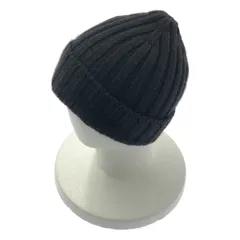 THE INOUE BROTHERS / ザイノウエブラザーズ | リブニット キャップ ビーニー | ブラック | メンズ