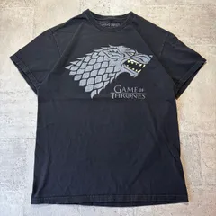 O-615 Game of Thrones House Stark ゲームオブスローンズ グラフィックプリントTシャツ サイズM