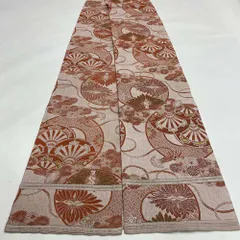 丸帯 アンティーク ヴィンテージ 全通 金帯 382cm 花嫁衣装 貸衣装 中古 リサイクル 結婚式 婚礼 着付け 舞台 きもの 着物 5376