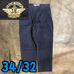 T7914 DOCKERS チノパン　ツータック　USA製　古着