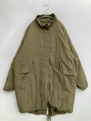 AUNT MARIE'S アントマリーズ モッズコート F カーキ ナイロン 無地 ロング丈 フードなし