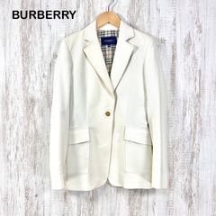 極美品】バーバリーロンドン ノーカラージャケット ノバチェック 銀