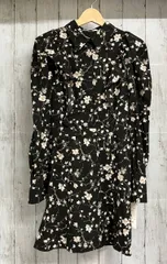 SNIDEL スナイデル/プリントフリルミニワンピース/サイズ0/Sustainable/タグ付き