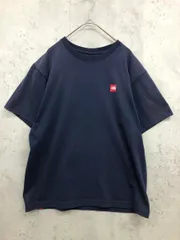 THE NORTH FACE ザノースフェイス NT31955 ショート スリーブ スモール ボックス ロゴ Tシャツ sizeM/紺 ■■ メンズ