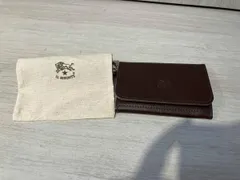 IL BISONTE カードケース　牛革　2ポケット　ブラウン
