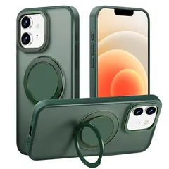 【新品】 【Magsafe対応・スタンド付き】Mcoifull iPhone12 ケース iPhone 12 pro ケース マグネット搭載 ワイヤレス充電 耐衝撃 マット感 半透明 指紋防止 アジャスタブルスタンド アイフォン12 ケース アイフォン12 p