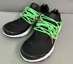 NIKE ナイキ DJ5143-001 ナイキ エア プレスト 靴 スニーカー 25cm 黒 ブラック x 緑 グリーン