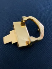 【バックルのみ】Cartier カルティエ Cモチーフ ベルトバックル ゴールド