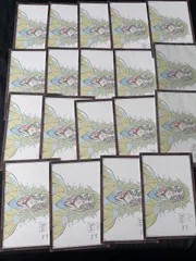 鬼滅の刃　ufotable ダイニング　おすそ分けポスカ　黒死牟　19点まとめ売り