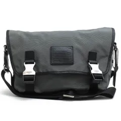 コーチ／COACH バッグ ショルダーバッグ 鞄 メンズ 男性 男性用 ナイロン レザー 革 本革 グレー 灰色  F70575 Voyager Flap Crossbody ボイジャー フラップ クロスボディー クロスボディ メッセンジャーバッグ