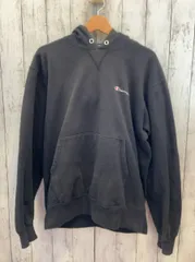 champion チャンピオン パーカー フーディ USA製 90s ブラック 肩部分穴あき