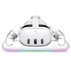 MetaQuest2 128GB + リンクケーブル + 充電ドック【消毒済み】 - メルカリ