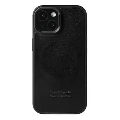 【新品】 栃木レザー 本革 スマホケース iPhone 14 Pro 互換性 MagSafe 対応ケース スマホスタンド ストラップ (ブラック) 1