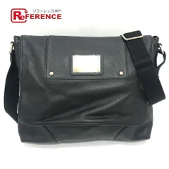 DOLCE&GABBANA ドルチェアンドガッバーナ ショルダーバッグ ロゴプレート レザー ブラック
