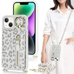 【新品】 iPhone 14 plus ケース ショルダー リング付きケース ストラップケース 背面フリップ 手帳型 上下開 ショルダー リング付き リング ストラップ ポシェット iPhone14plus いphone14plus iPhone14 plus