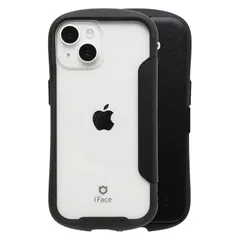 【新品】 iFace Reflection iPhone 15/14/13 ケース 手帳型 クリアケース (ブラック)【 アイフェイス スマホケース 耐衝撃 iphone15 iphone14 iphone13 手帳 ダイアリーケース カード収納 ポリカーボネ