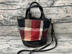 未使用品 BLUE LABEL クレストブリッジ デニム 2WAYトートバッグ